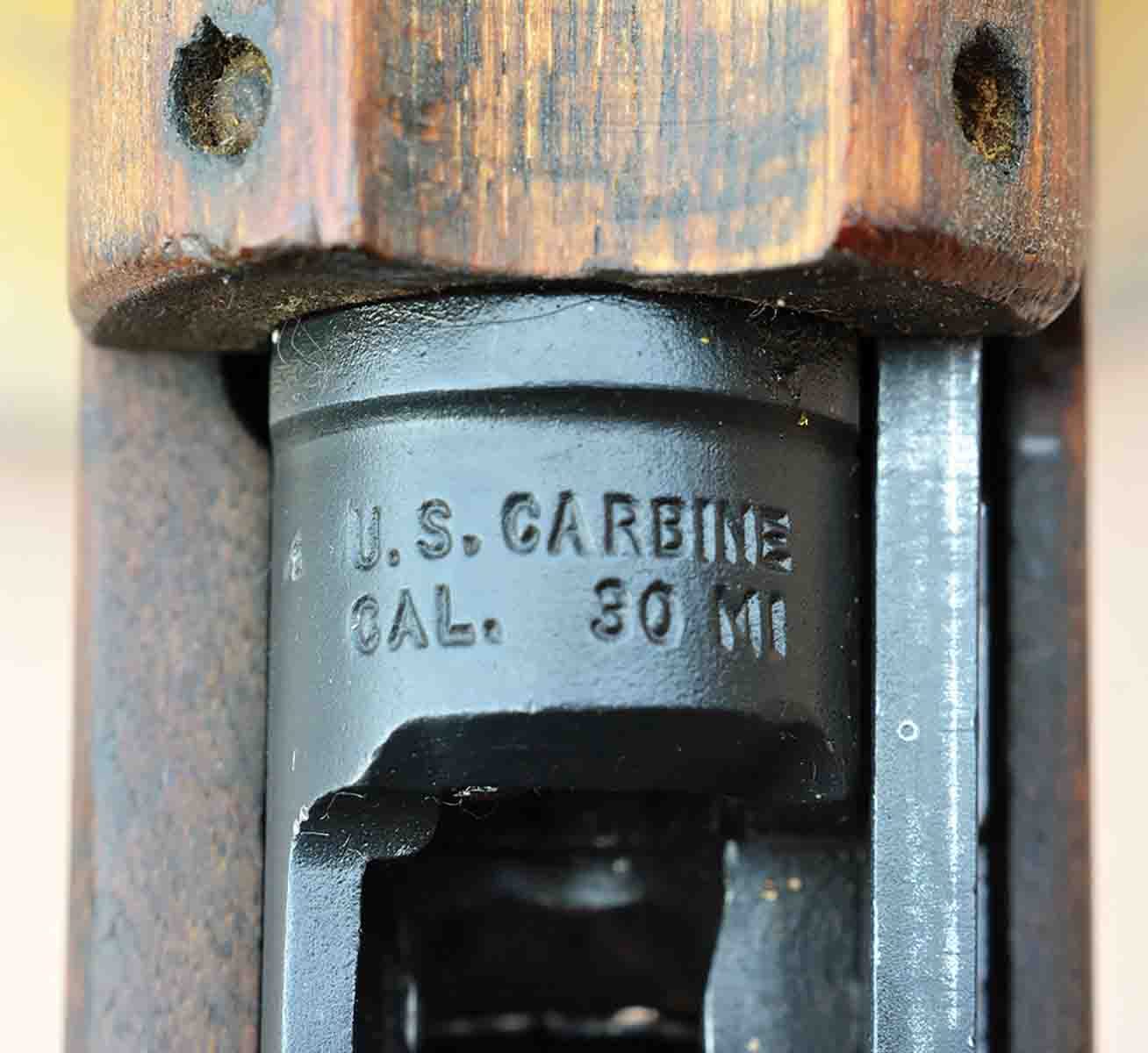 “U.S. CARBINE CAL. 30 M1” receiver marking.